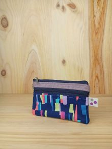 Cartera Lila Estampado Geo